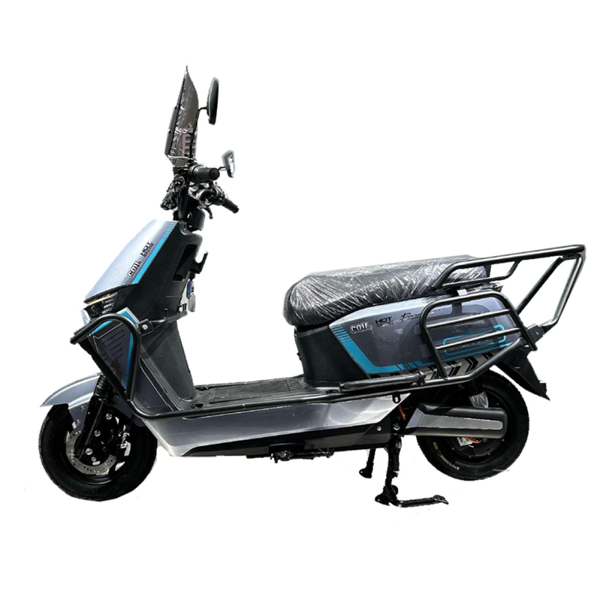 Скутер аккумуляторный Forte R2 голубовато-серый