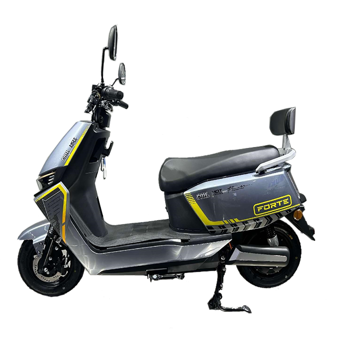 Скутер аккумуляторный Forte R2 желто-серый