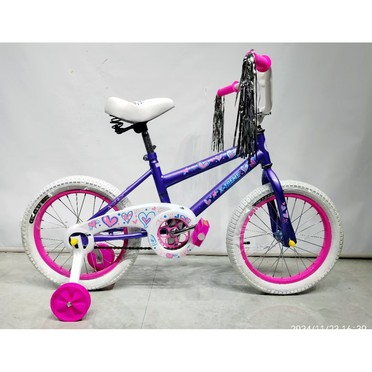 Дитячий велосипед X-Treme CHERRY 16" фіолетовий