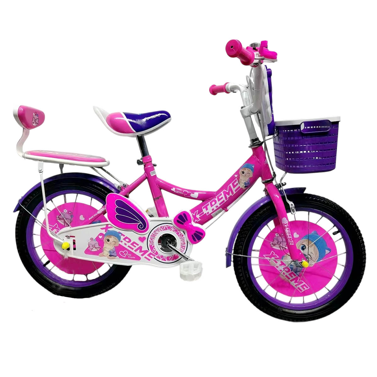 Дитячий велосипед X-Treme STARGIRL 20" Рожево-фіолетовий