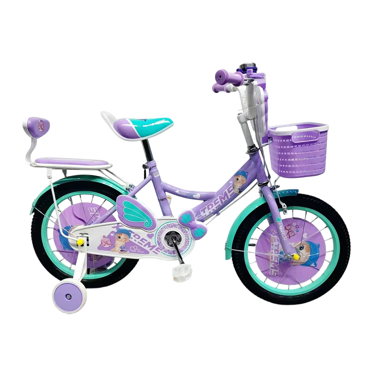 Дитячий велосипед X-Treme STARGIRL 16" Бузково-бірюзовий