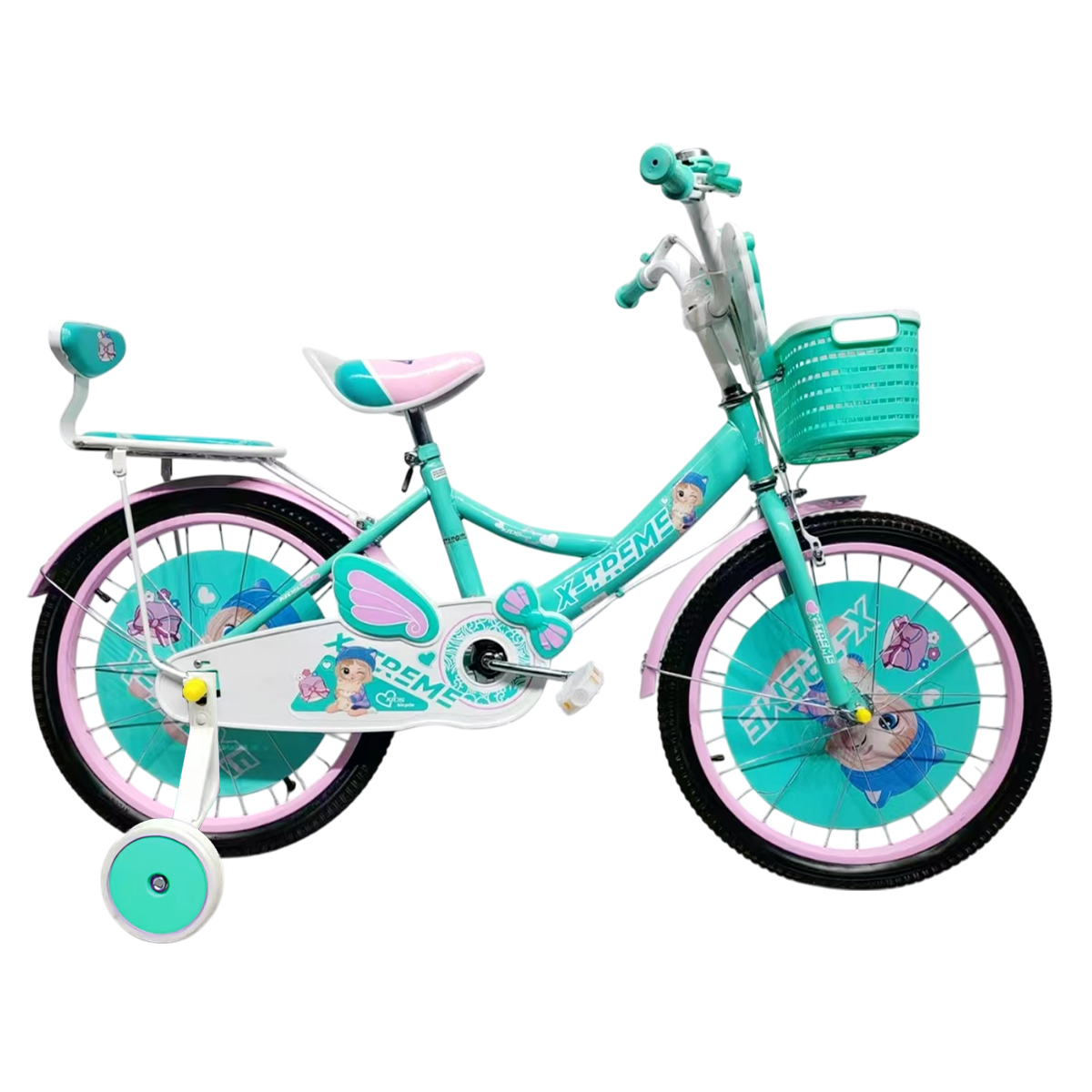 Дитячий велосипед X-Treme STARGIRL 16" Бірюзово-рожевий