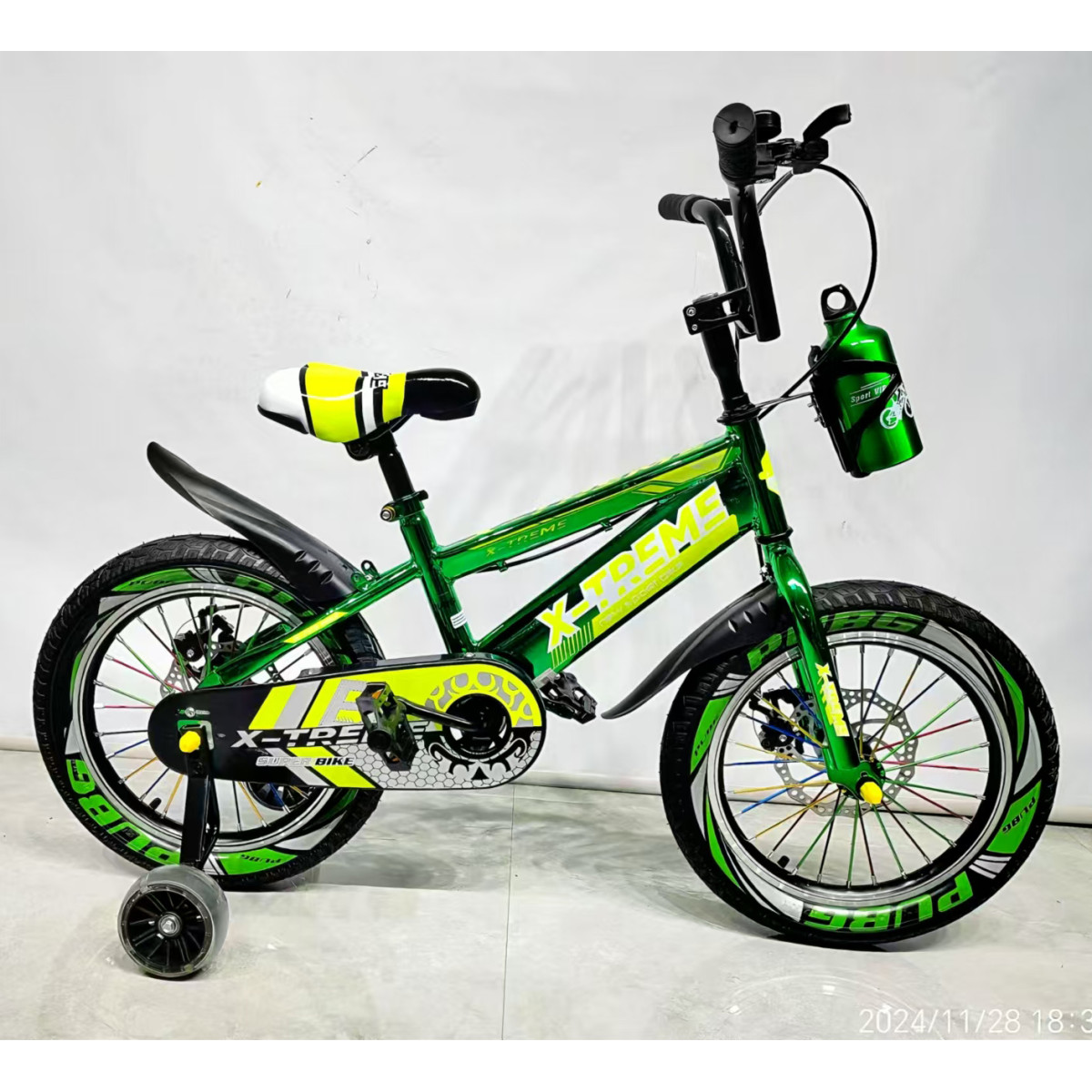 Детский велосипед X-Treme PUBG 16" Зеленый