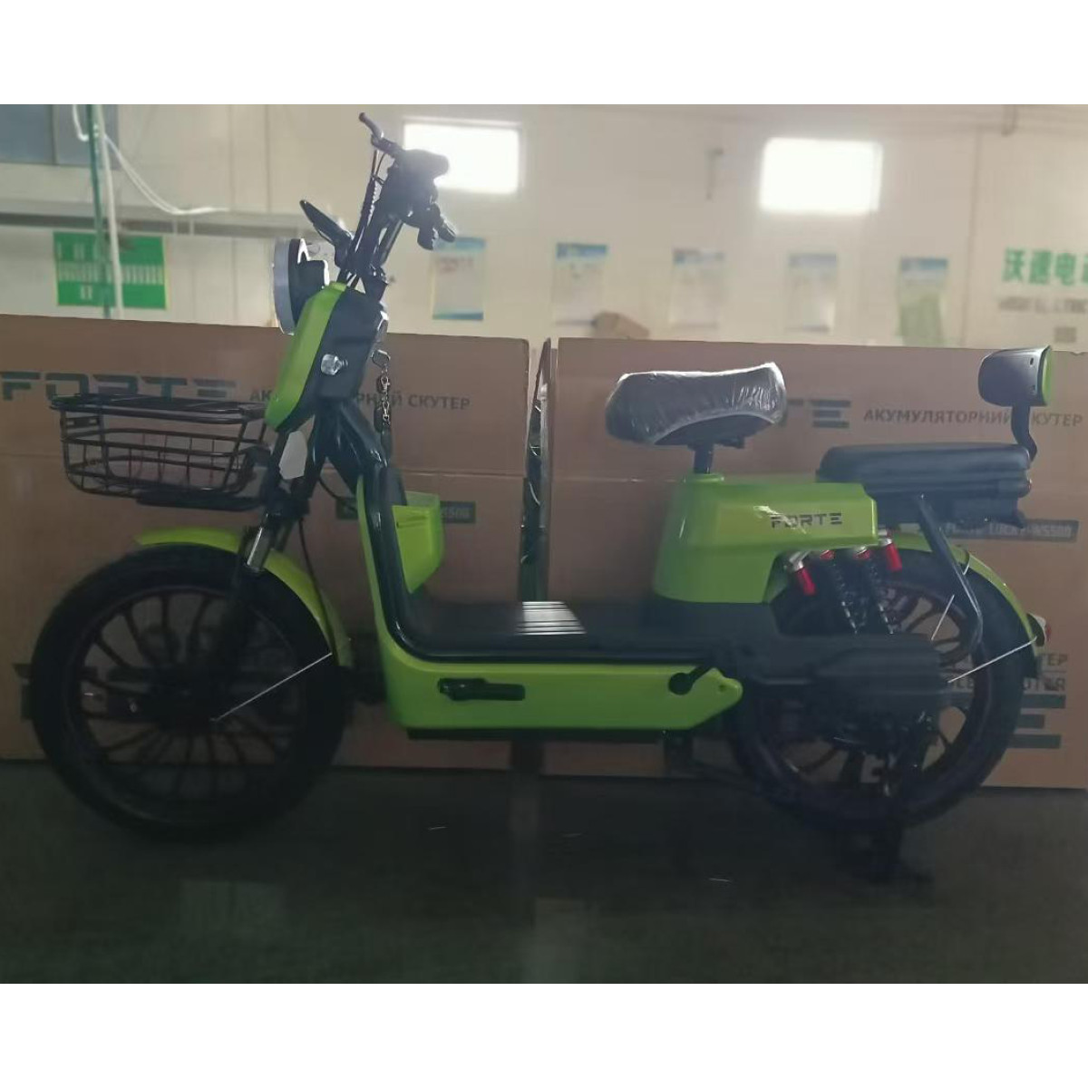 Велоскутер аккумуляторный Forte WIND Зеленый