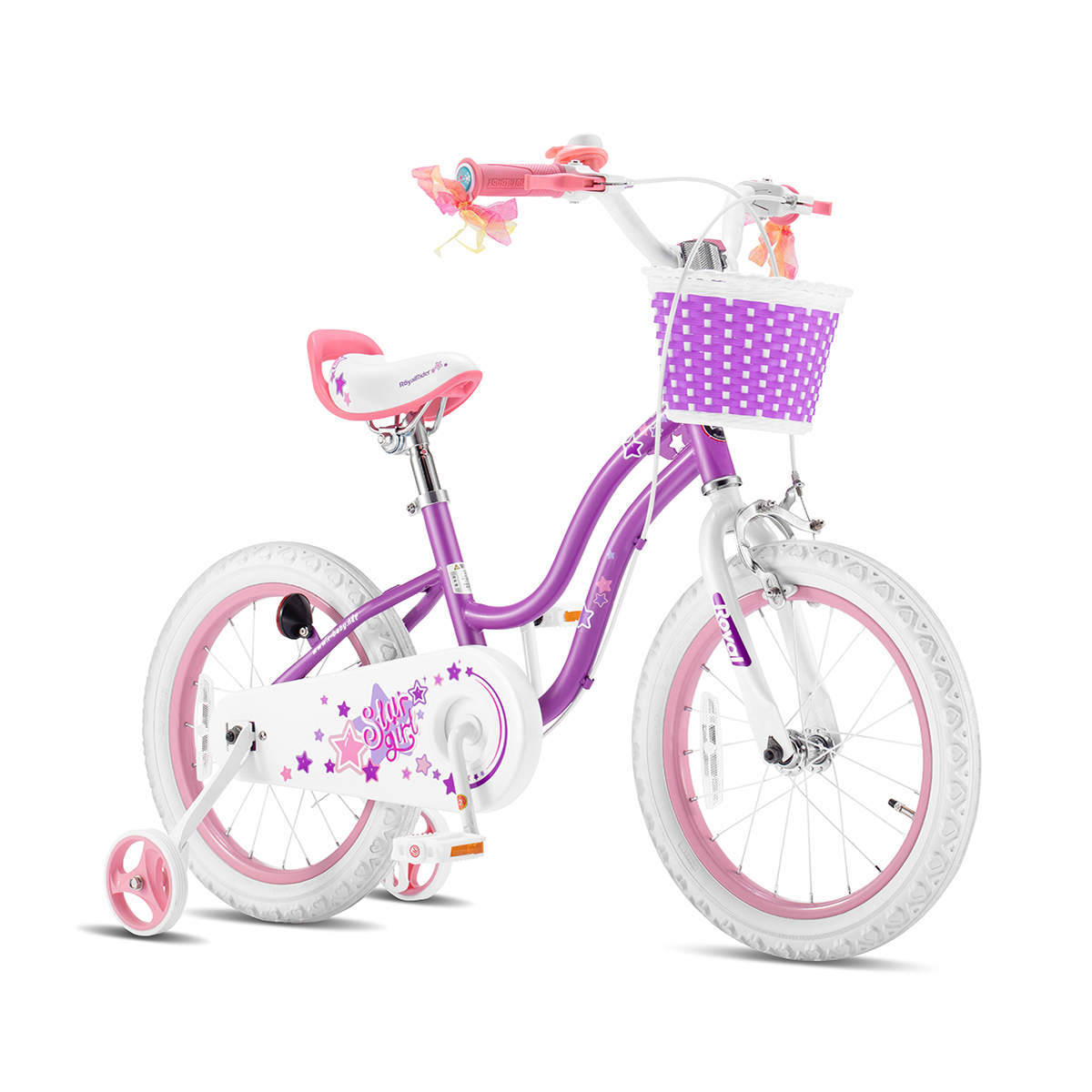 Детский велосипед RoyalBaby STARGIRL 25.16-02 фиолетовый