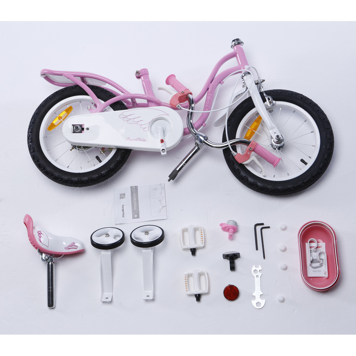 Дитячий велосипед RoyalBaby LITTLE SWAN 25.16-03 рожевий