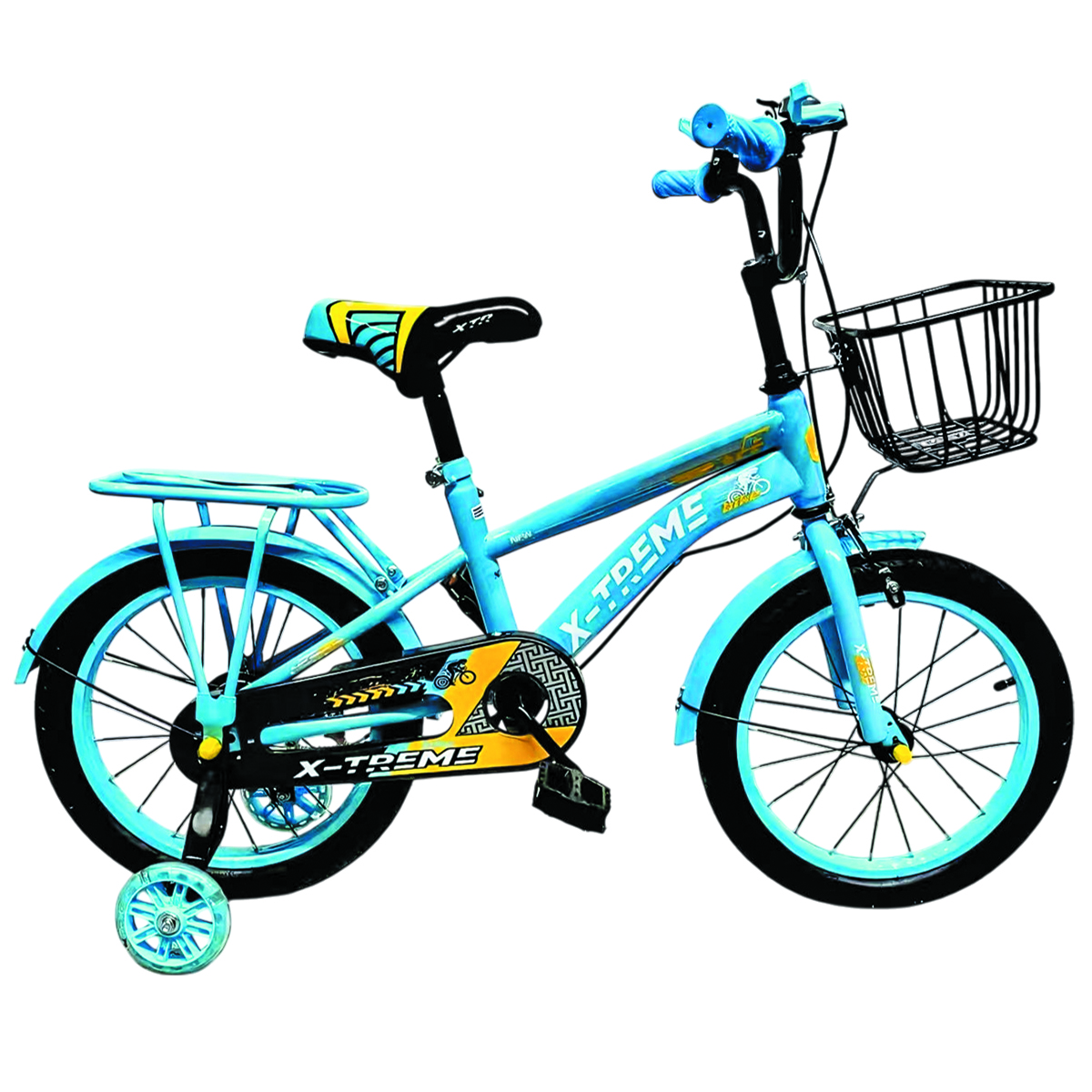Дитячий велосипед X-Treme NITRO 25.16-04 блакитно-жовтий