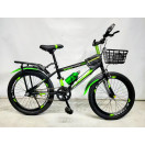 Дитячий велосипед X-Treme PRIME 25.20-04 чорно-зелений