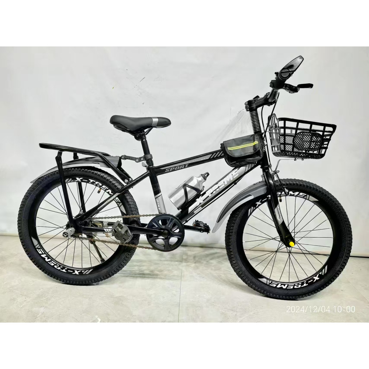 Дитячий велосипед X-Treme PRIME 25.20-03 чорно-сірий