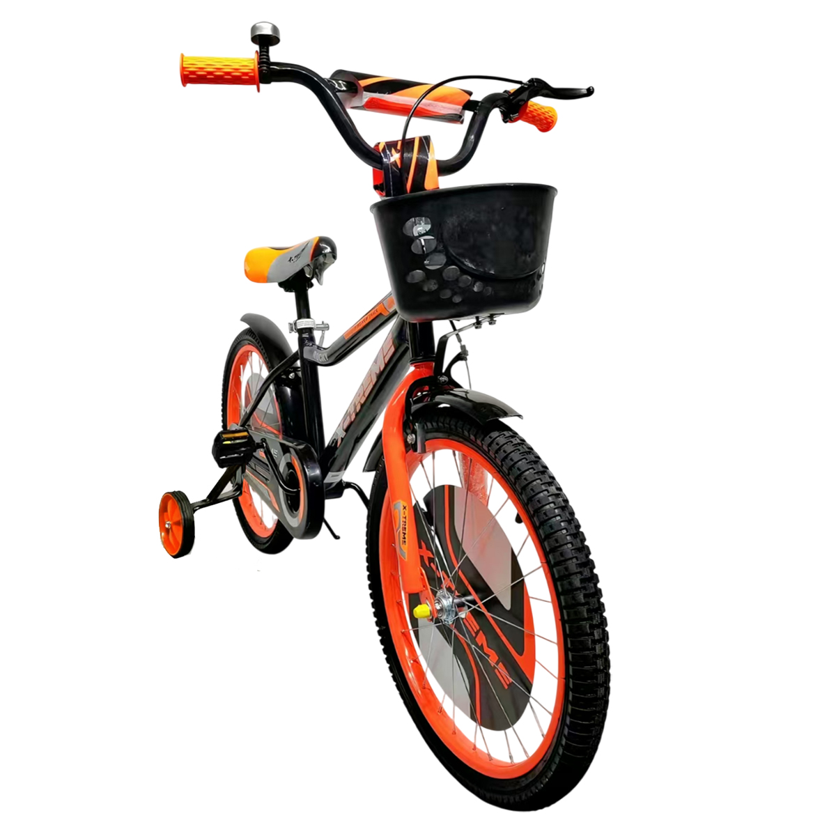 Детский велосипед X-Treme ROCKY 25.16-02 черно-оранжевый