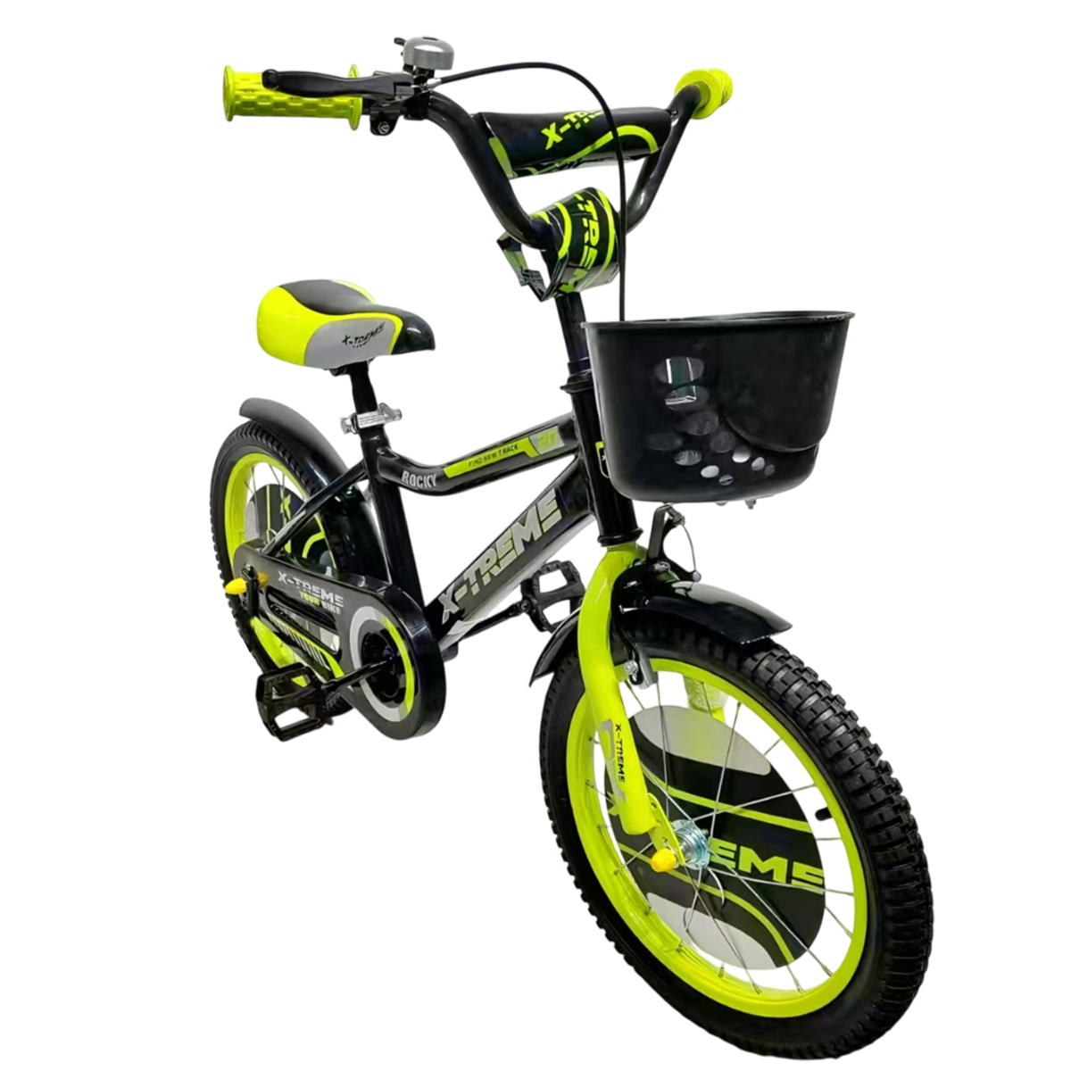 Дитячий велосипед X-Treme ROCKY 25.20-05 чорно-зелений