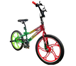 Дитячий велосипед X-Treme FALCON 25.20-02 Зелено-жовто-червоний