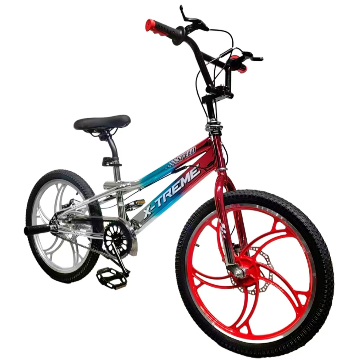 Детский велосипед X-Treme FALCON 25.20-01 Серебро-сине-красный