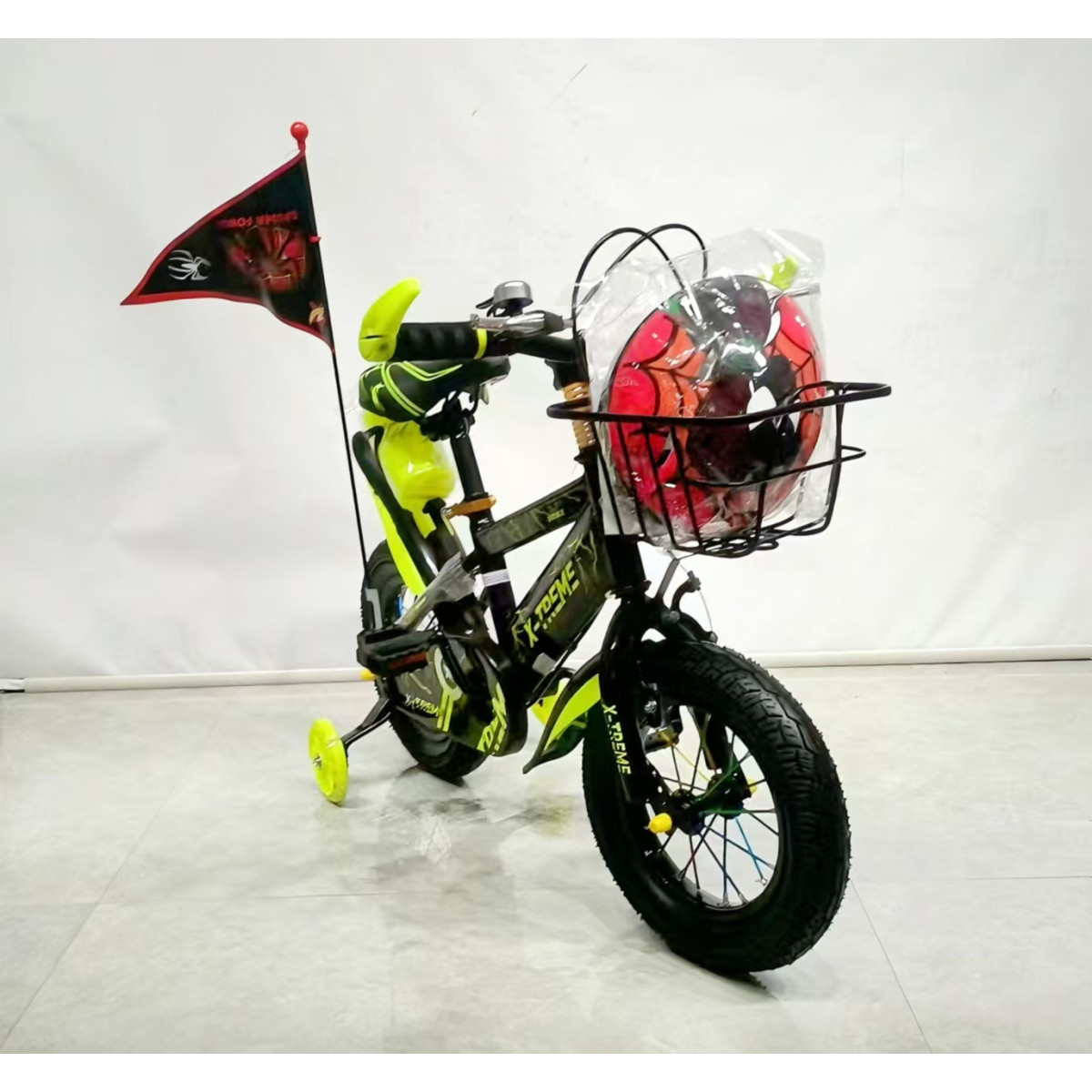 Дитячий велосипед X-Treme SPIDER 25.12-04 чорно-жовтий