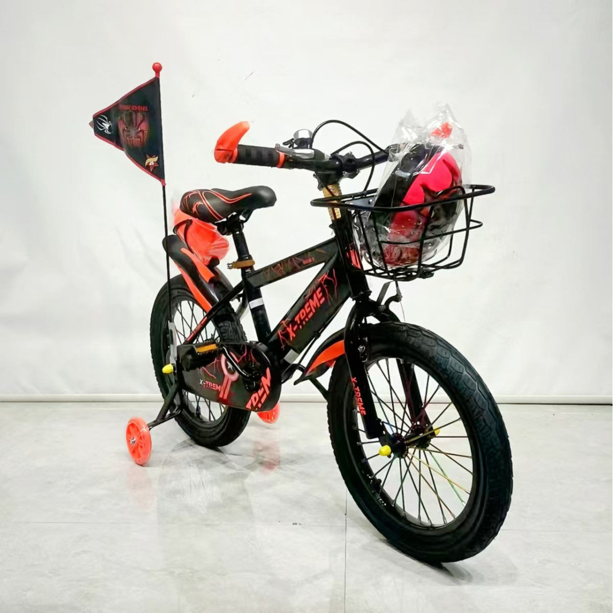 Дитячий велосипед X-Treme SPIDER 25.16-05 чорно-помаранчевий