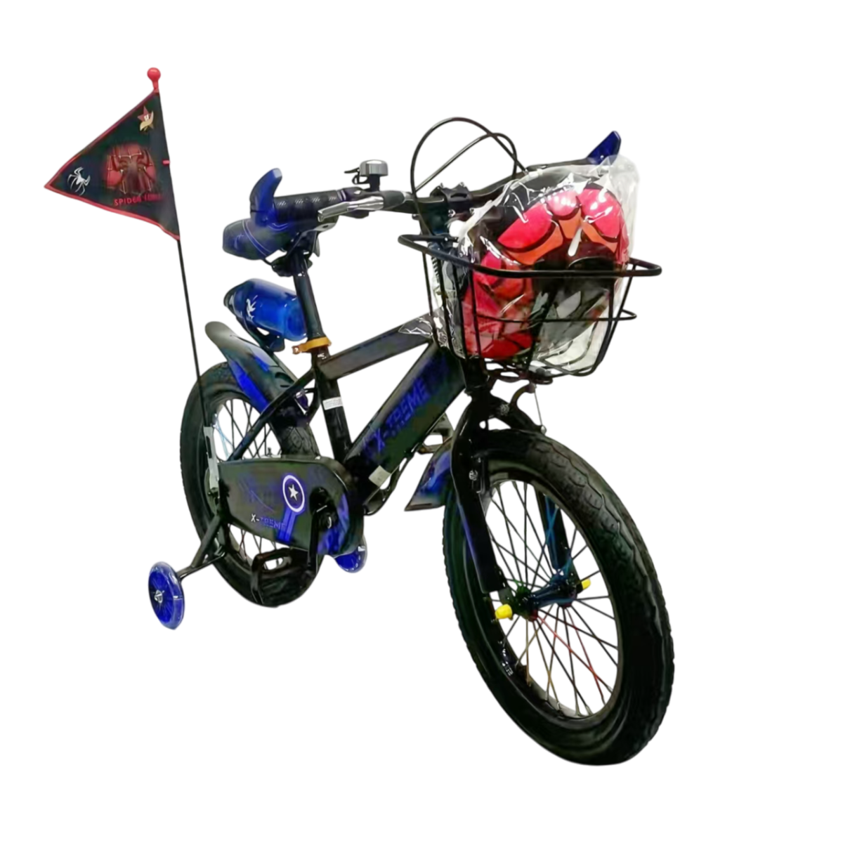 Дитячий велосипед X-Treme SPIDER 25.16-07 чорно-синій