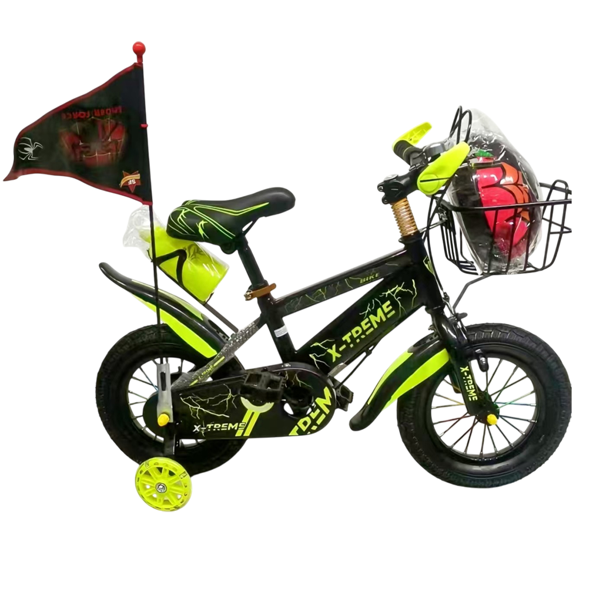 Дитячий велосипед X-Treme SPIDER 25.16-08 чорно-жовтий