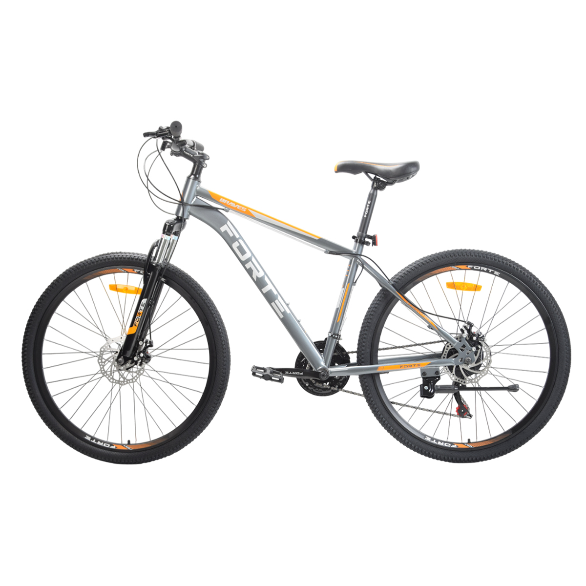 Велосипед Forte Braves 25.2615-02S, к26"р15" серо-оранжевый