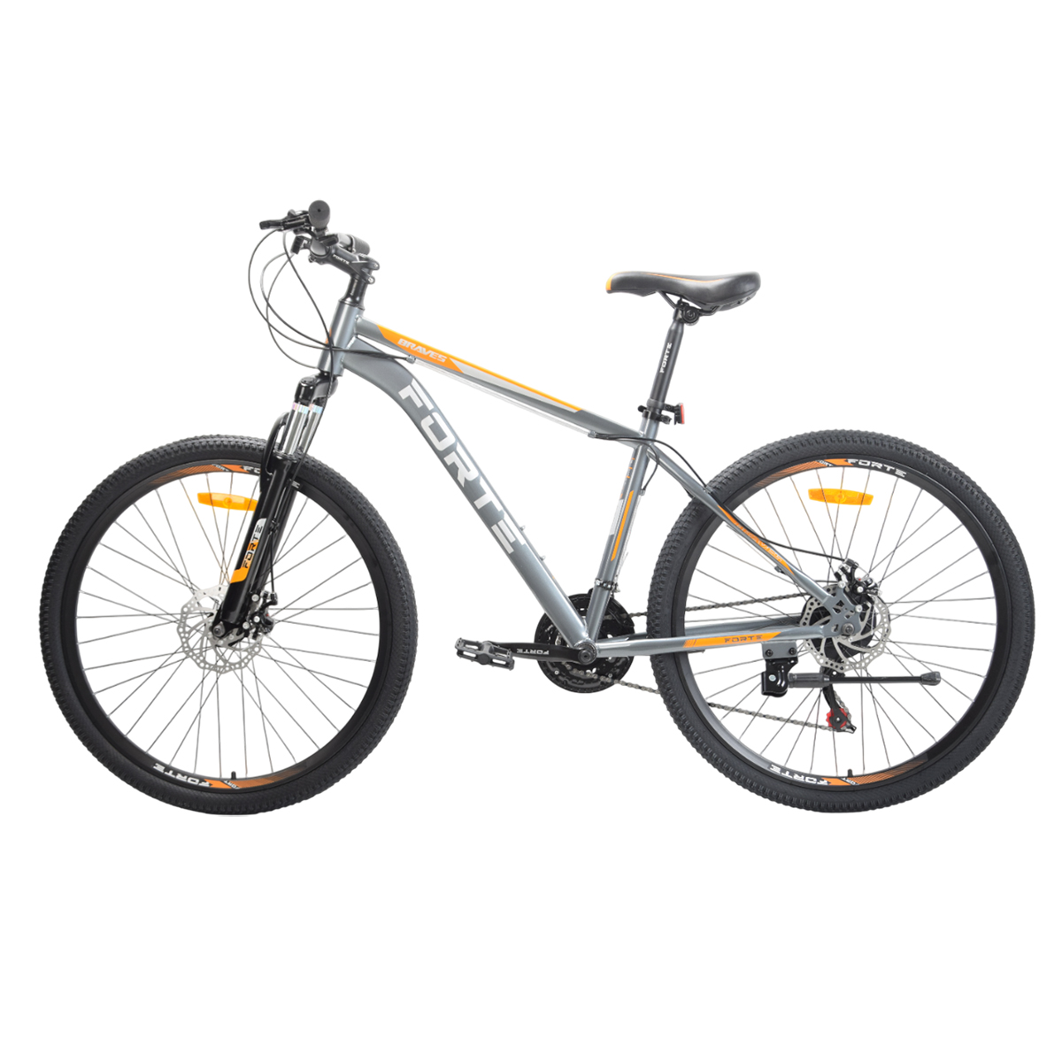 Велосипед Forte Braves 25.2919-22S, к29"р19" серо-оранжевый