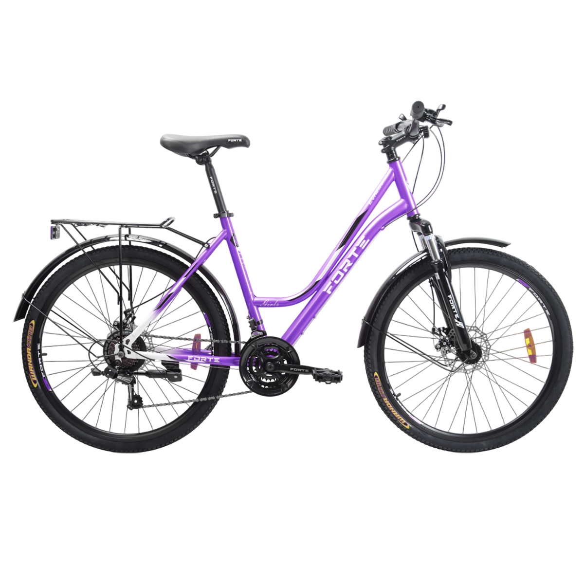 Велосипед Forte Evrika 25.2619-04A, к26"р19" фиолетовый