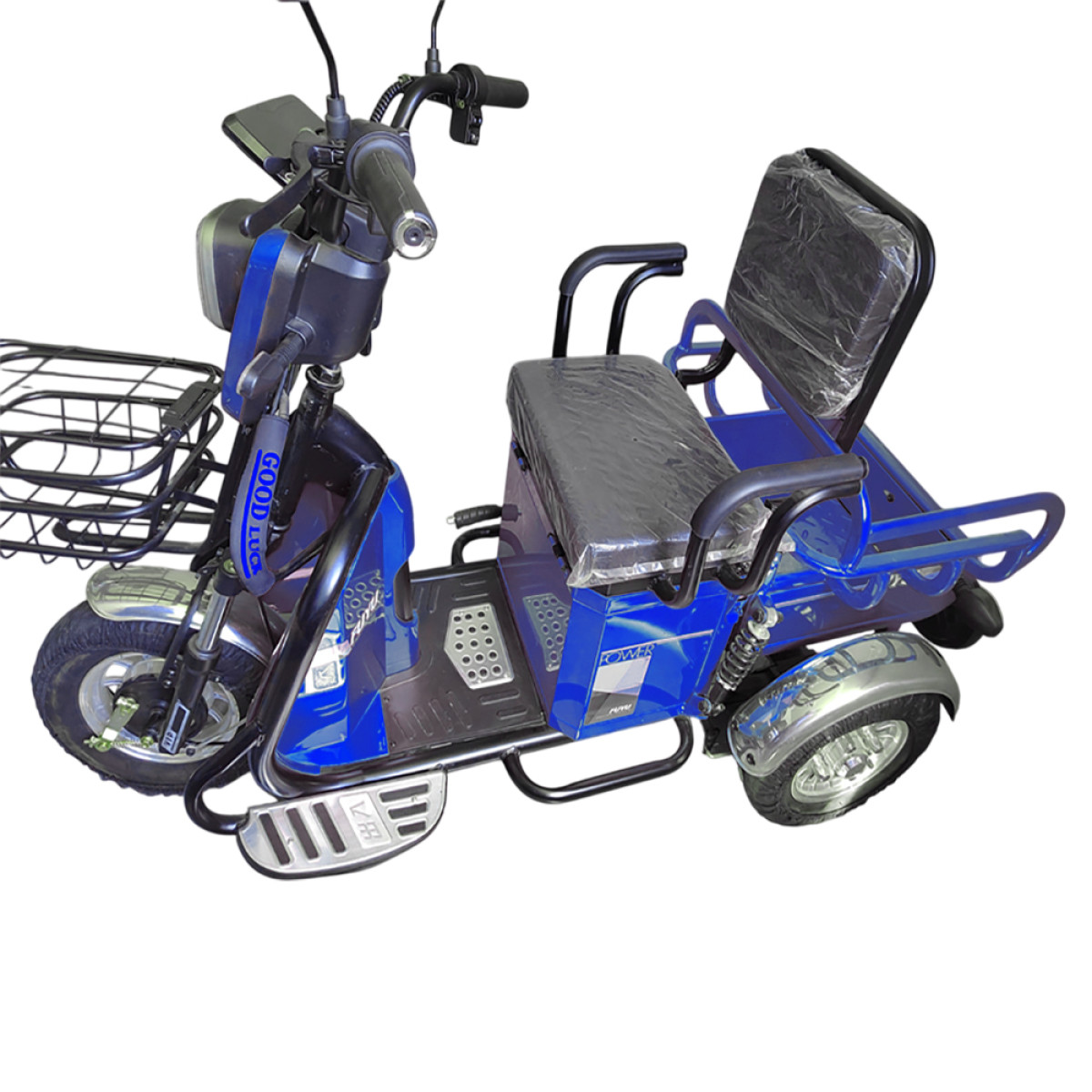 Трицикл аккумуляторный FORTE CARGO-WS600 синий