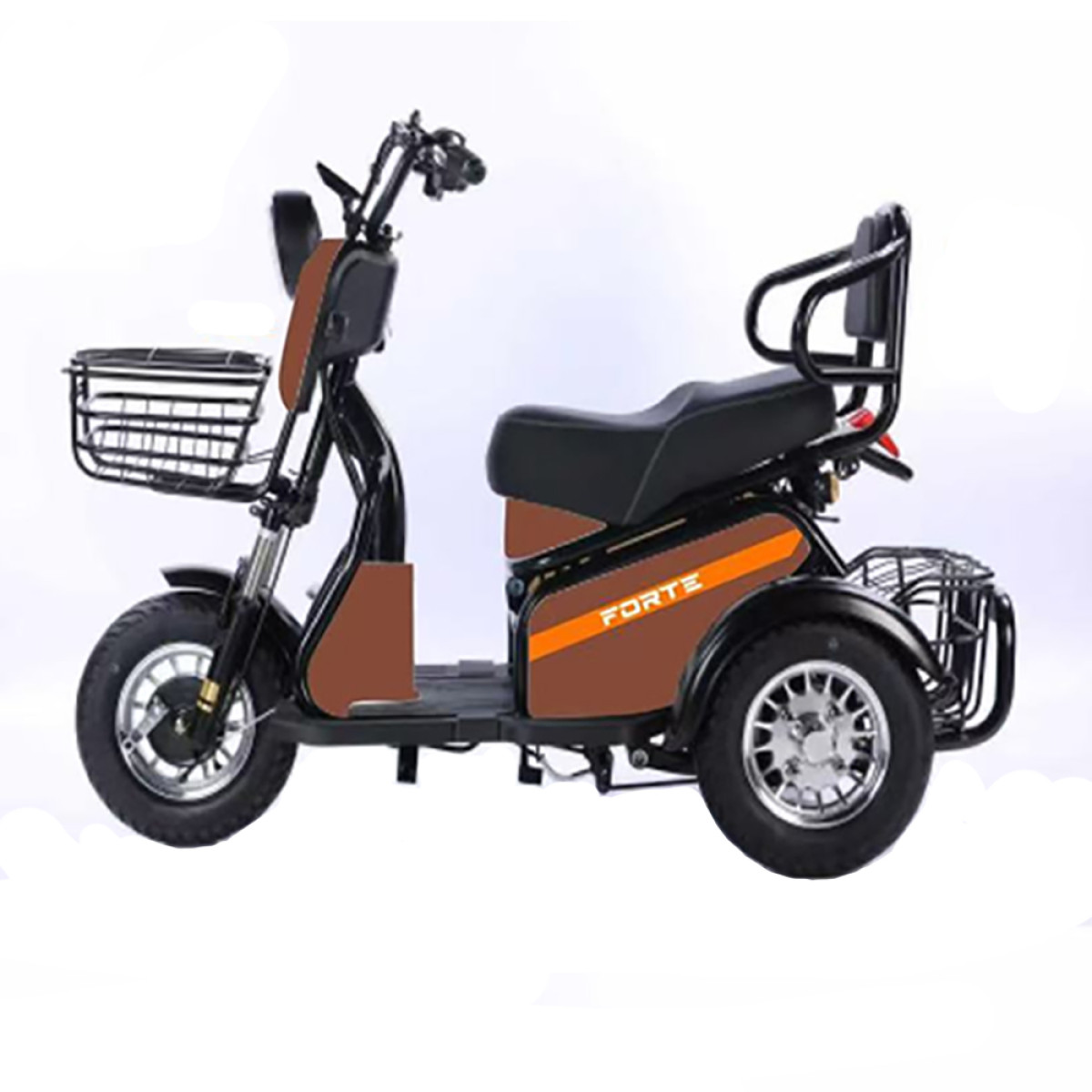 Трицикл аккумуляторный Forte S1-WS600 Коричневый