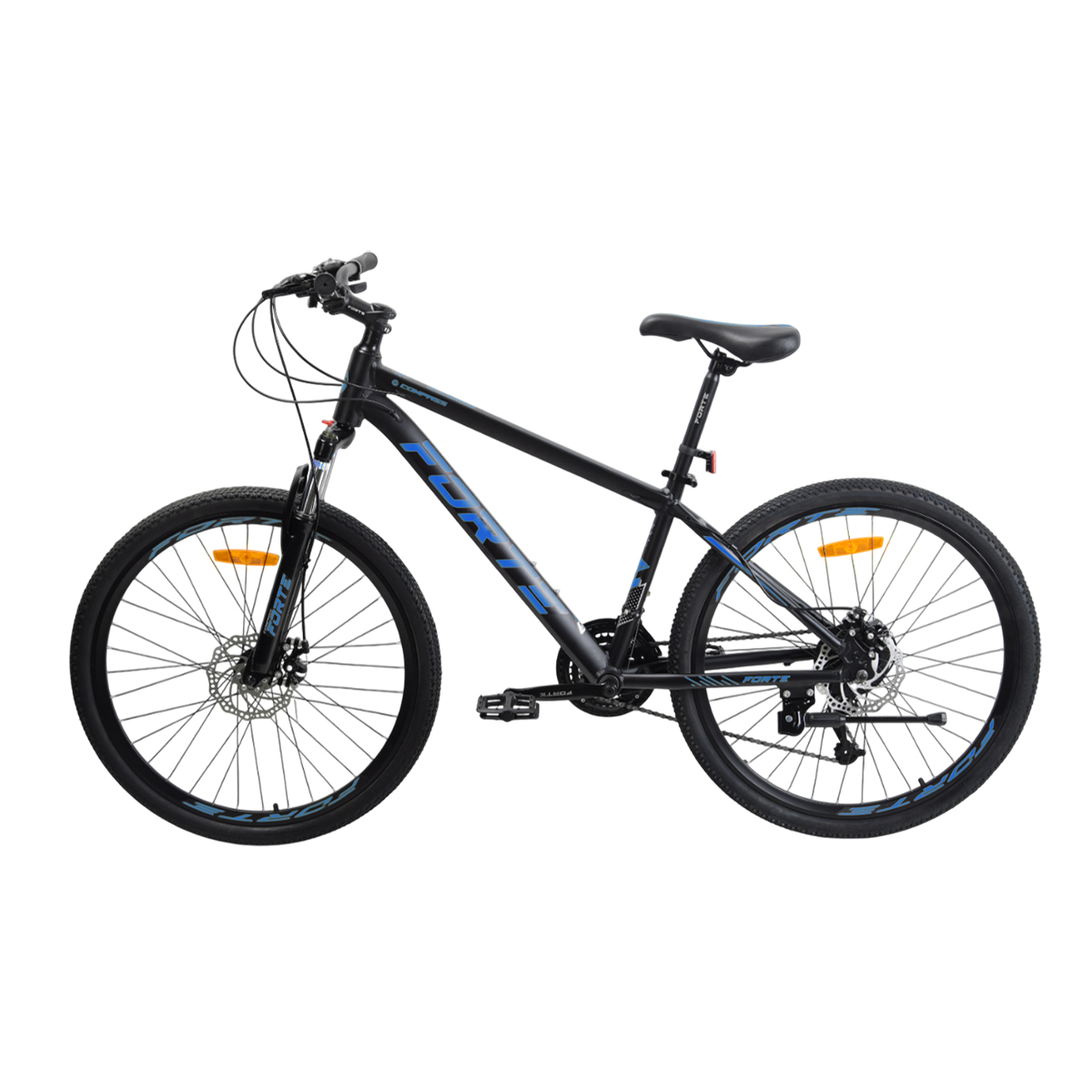 Велосипед Forte COMPASS 25.2717-12S к27.5" р17" черно-синий