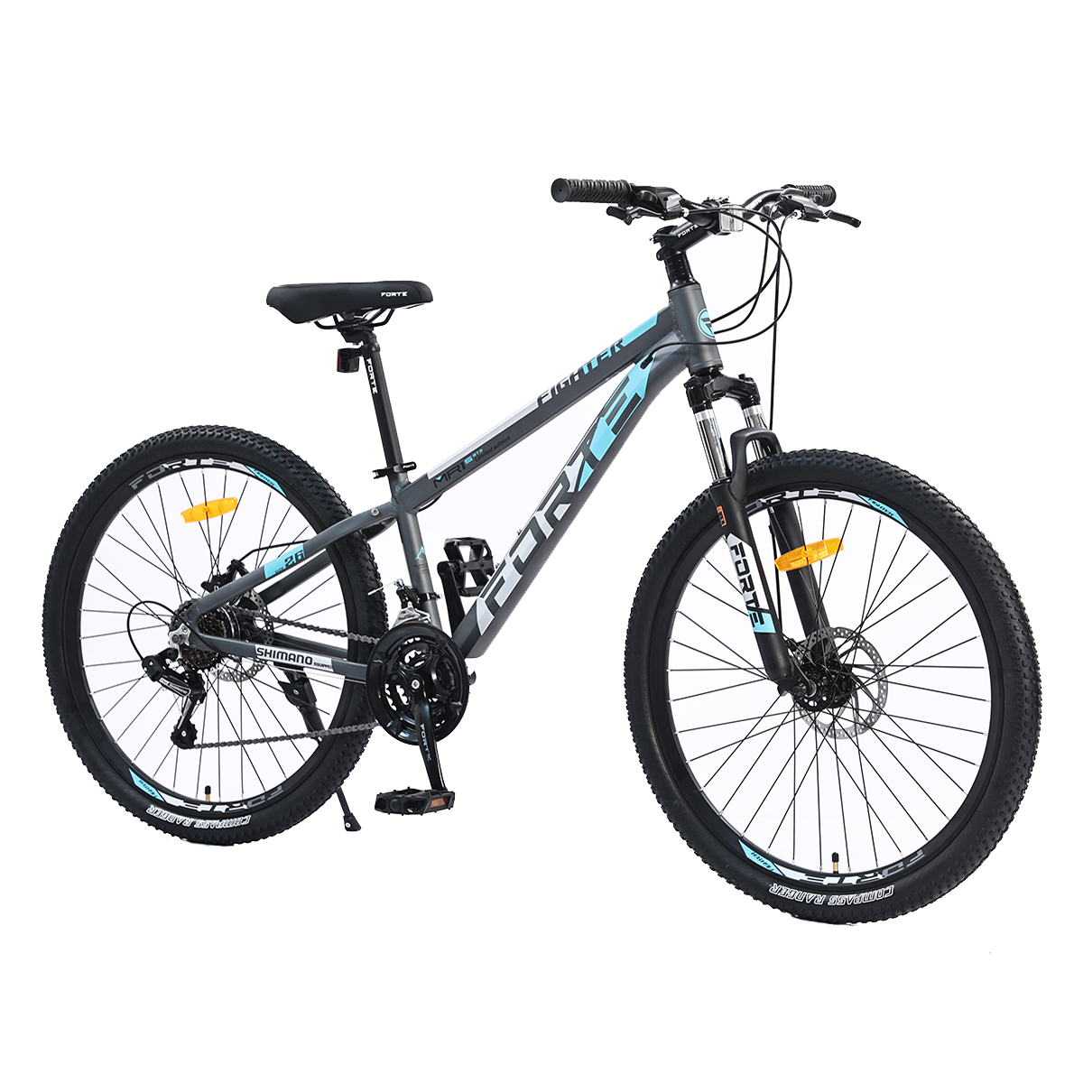 Велосипед Forte Fighter 25.2412-01S, к24"р12" серый