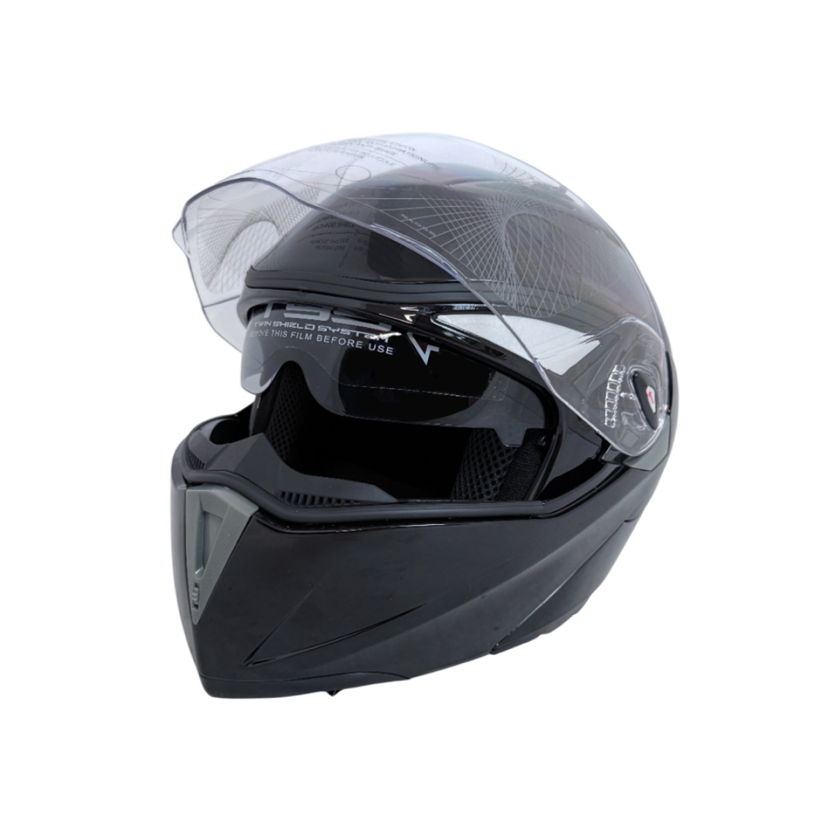 Мотошолом FORTE BLD-158 чорний XL