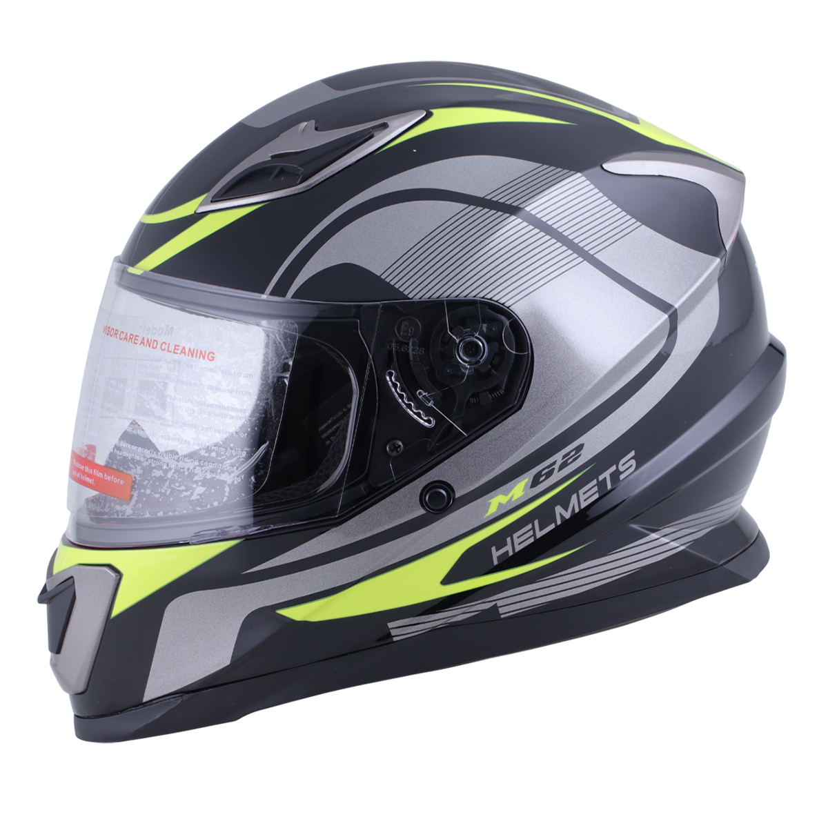 Мотошолом FORTE М62 Чорно-жовтий S