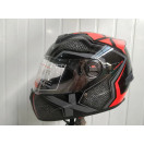 Мотошолом чорно-червоний FORTE M61D, розмір S