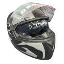 Мотошолом чорно-сірий FORTE M61D, розмір S