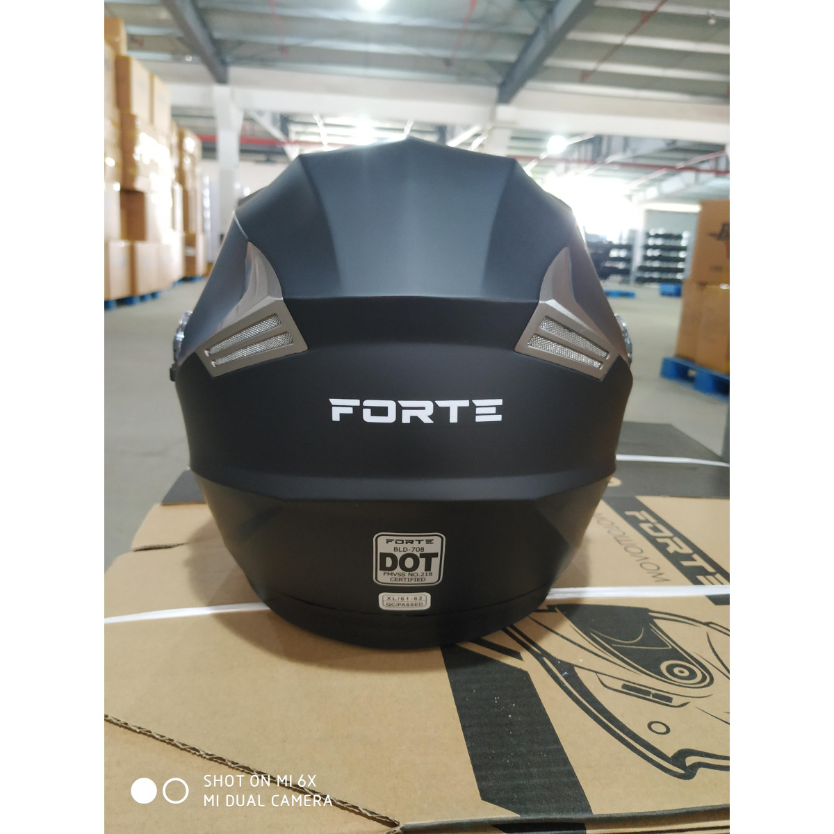 Мотошлем FORTE BLD-708 Черный S