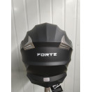 Мотошолом чорний FORTE BLD-160, розмір S