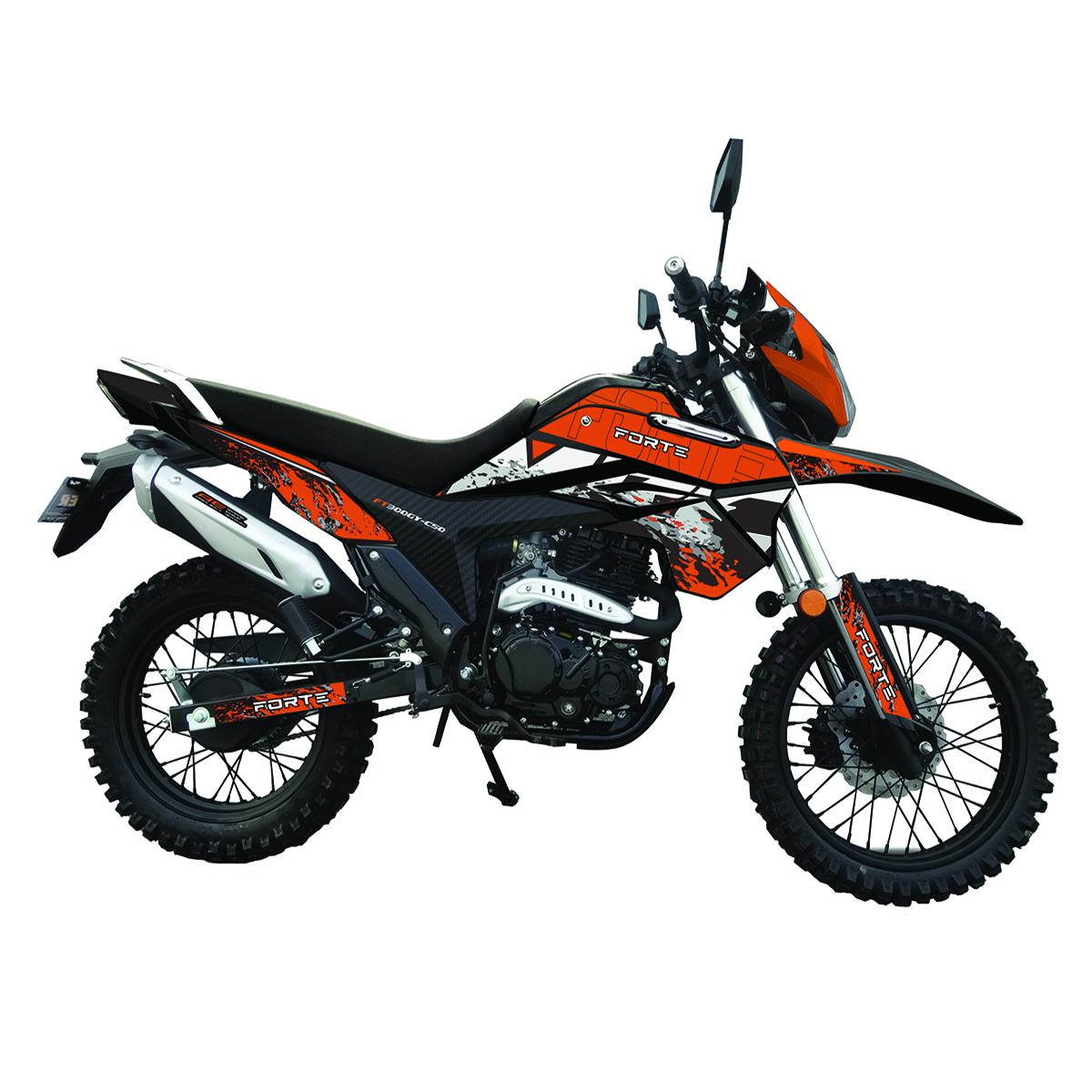 Мотоцикл FT300GY-C5D Forte Помаранчевий