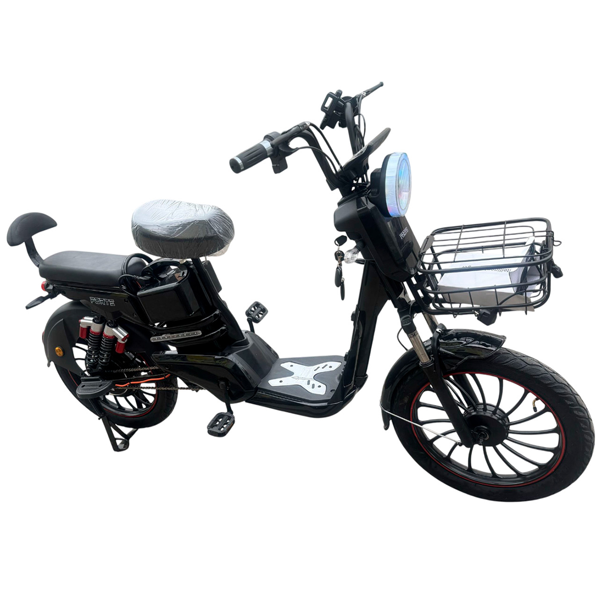 Велоскутер акумуляторний UNO Forte Чорний