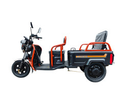 Грузовой электрический трицикл FORTE GP-1000-P Черный