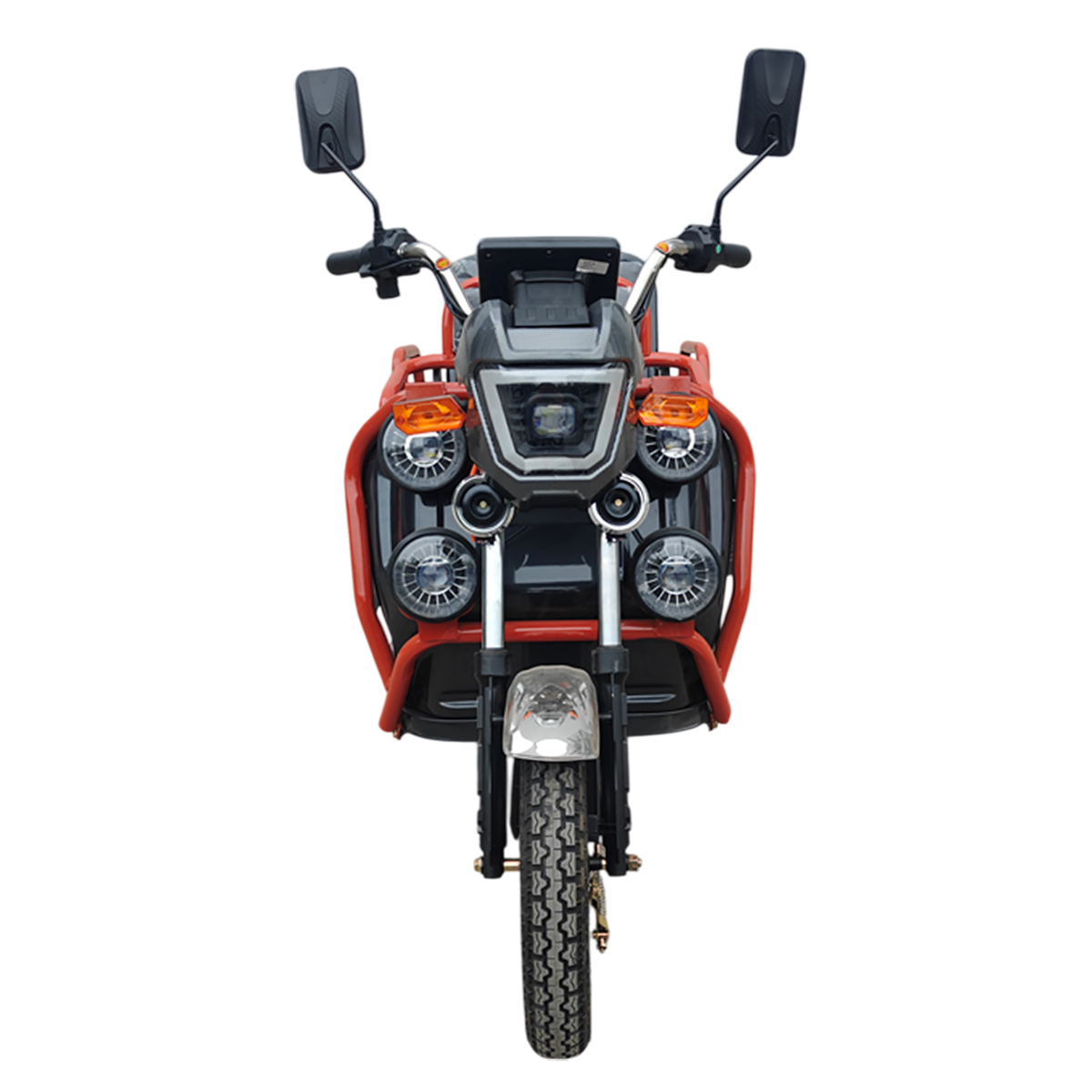 Грузовой электрический трицикл FORTE GP-1000-P Черный