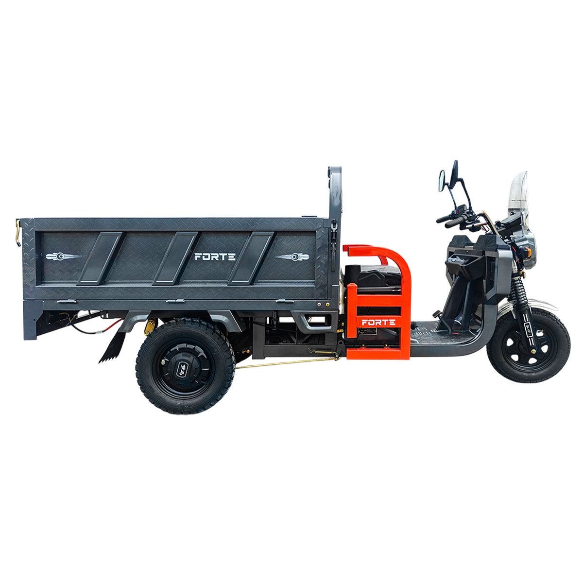 Грузовой электрический трицикл FORTE GP-1200-C Серый