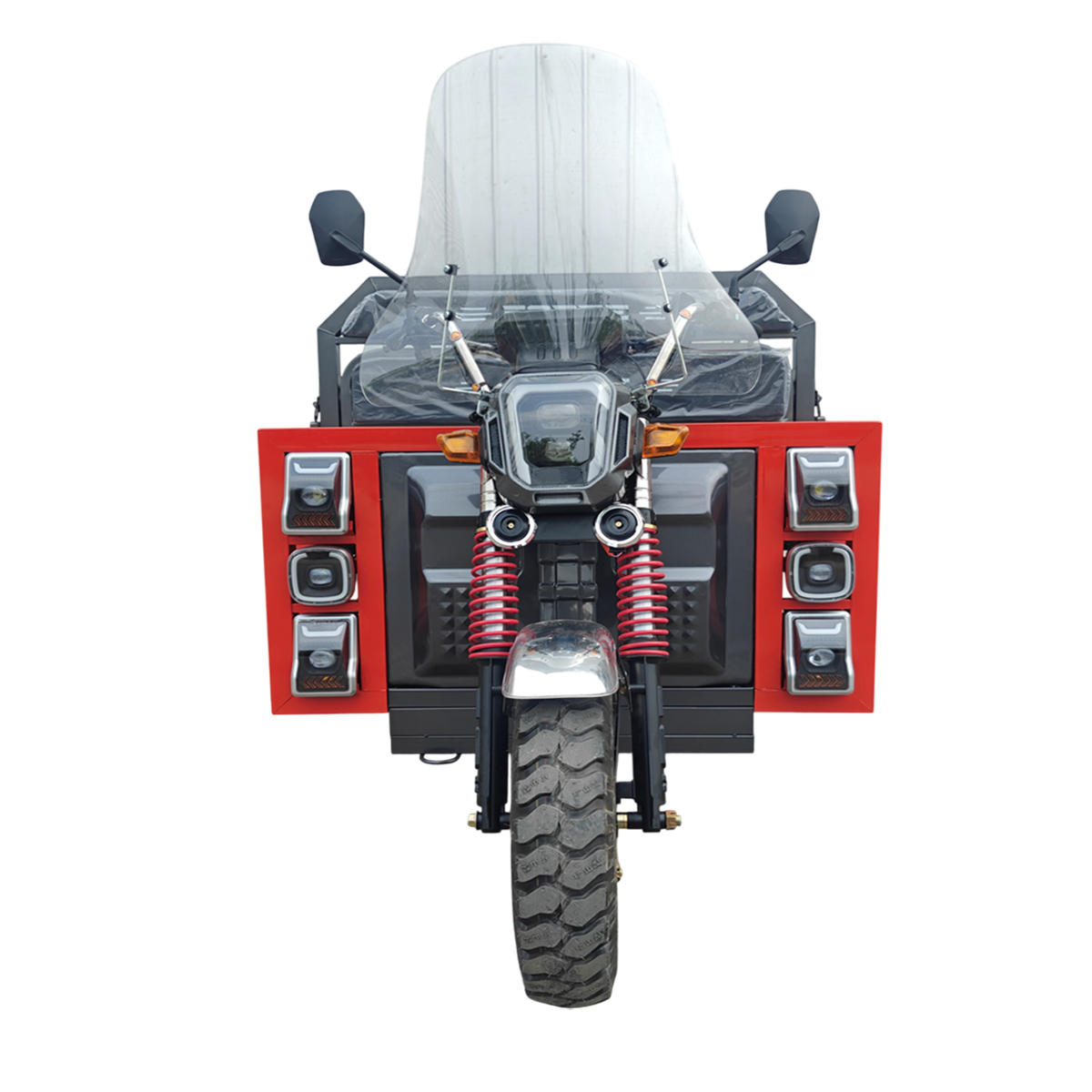 Грузовой электрический трицикл FORTE GP-1500-C Серый