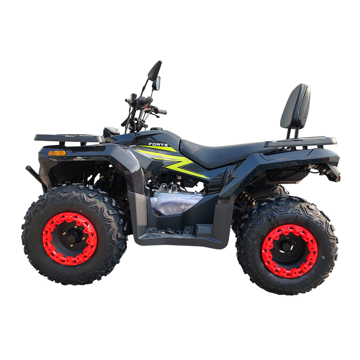 Квадроцикл Forte ATV-200BS-К Чорно-Зелений