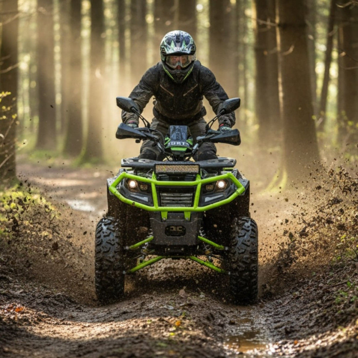 Квадроцикл FORTE AFC250 PRO Чорно-зелений