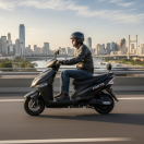 Електроскутер FORTE HAWK LITE чорний