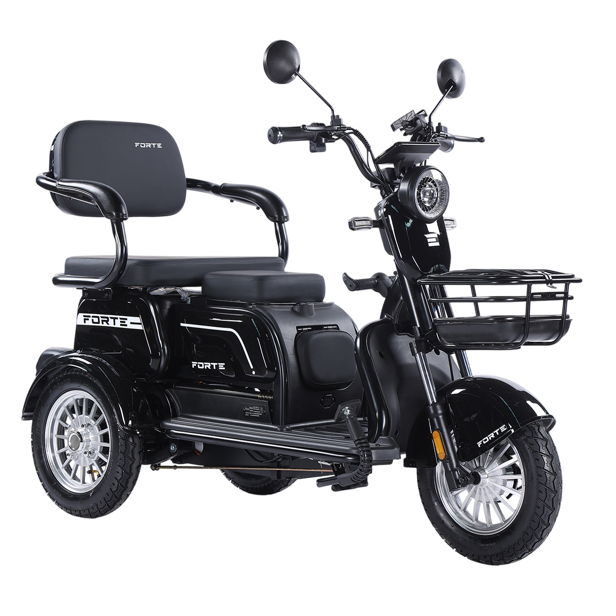 Трицикл акумуляторний Forte FAMILY-WN800 чорний