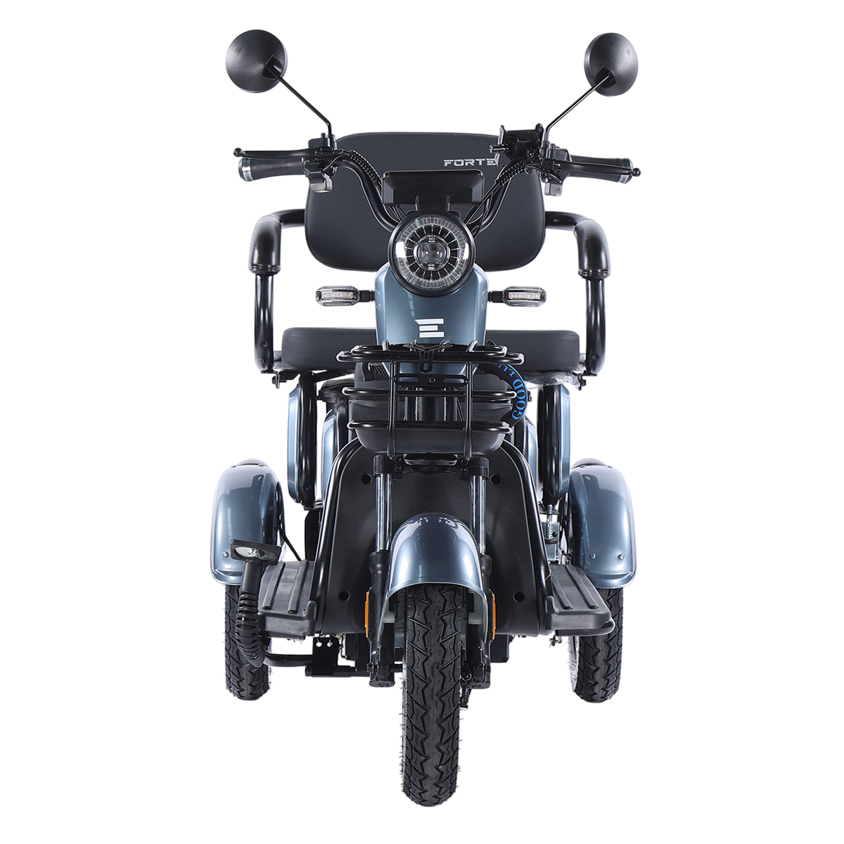 Трицикл акумуляторний Forte FAMILY-WN800 сiрий