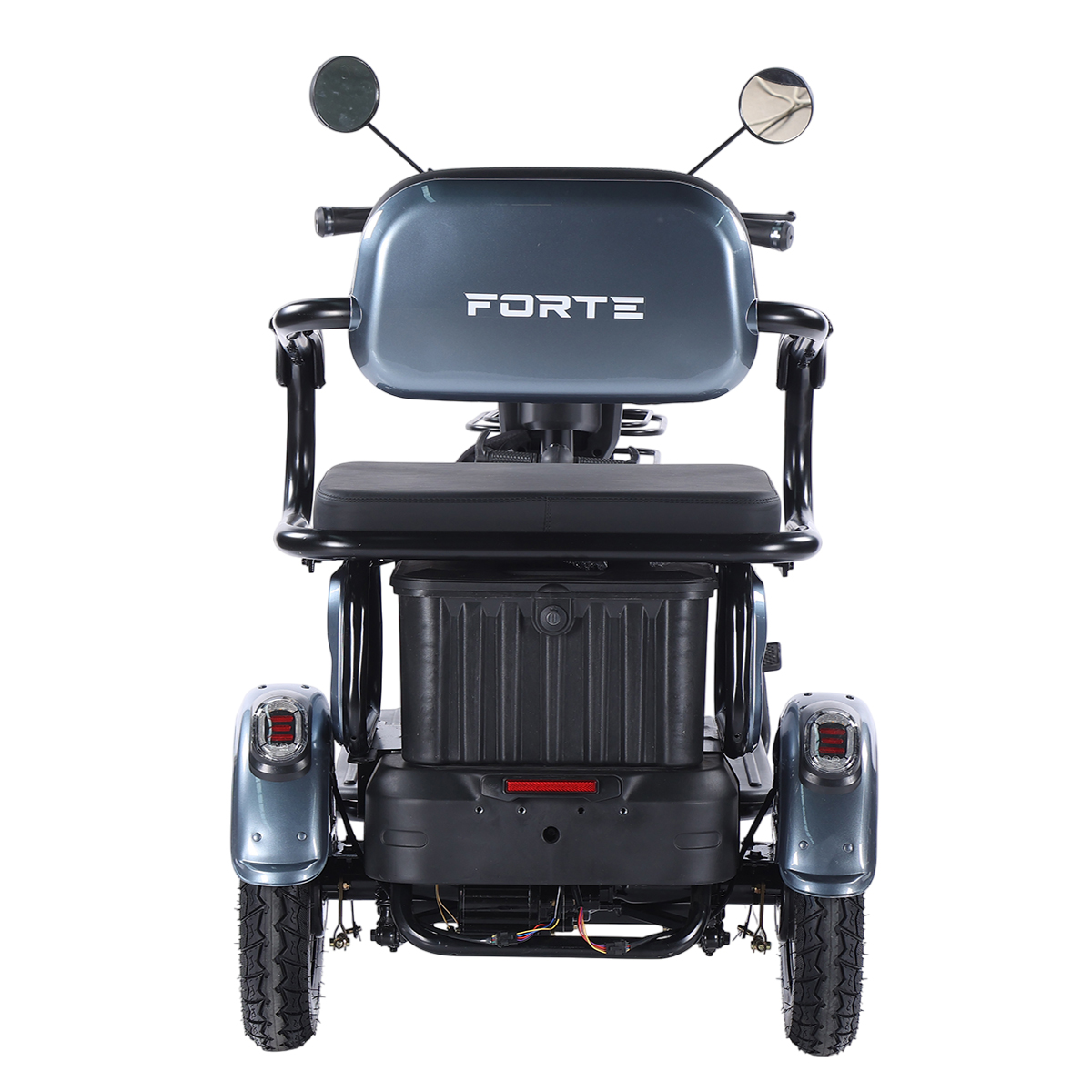 Трицикл акумуляторний Forte FAMILY-WN800 сiрий