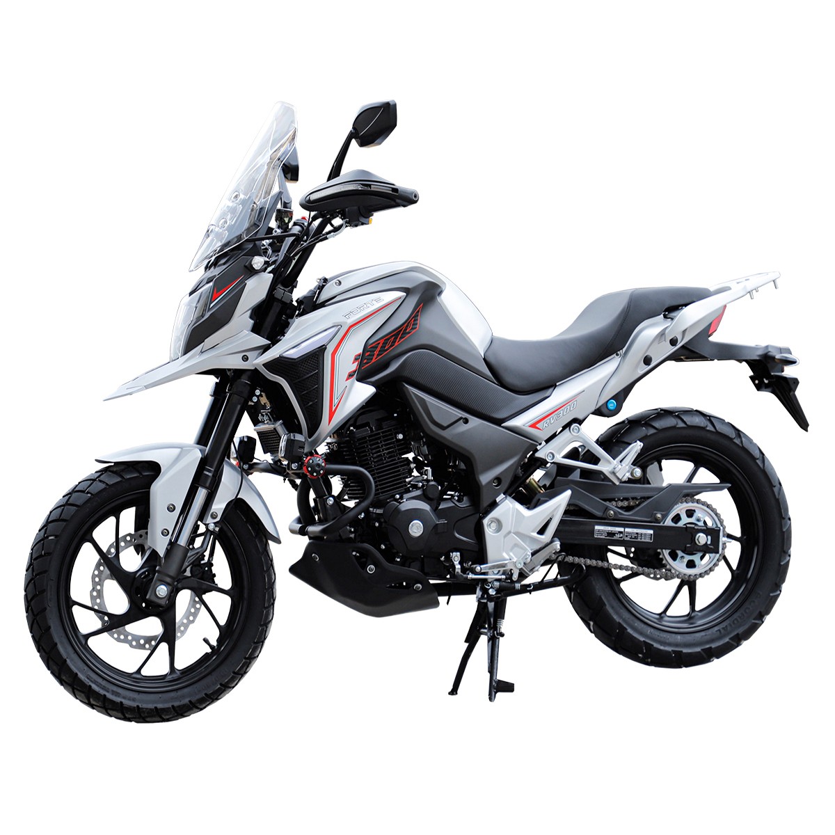 Мотоцикл Forte RV300 срібно-сірий