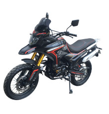 Мотоцикл Forte FT300GY-C5G Чорно-червоний
