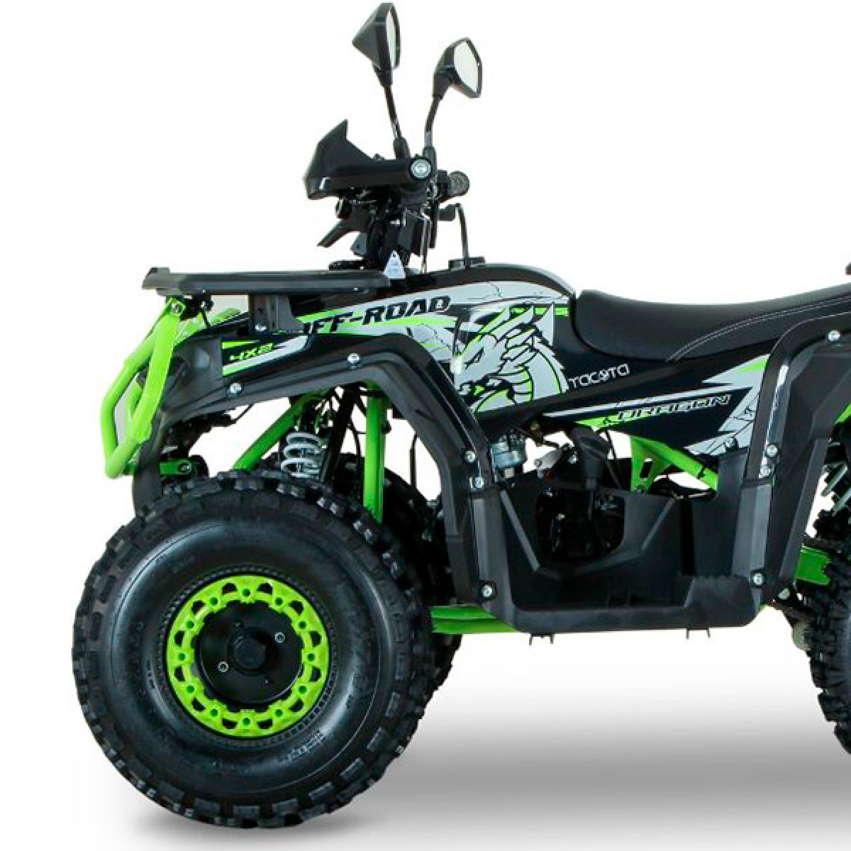 Квадроцикл акумуляторний FORTE FFP1500 Чорно-зелений