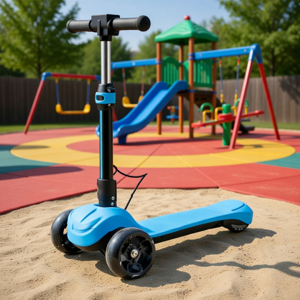 Аккумуляторный самокат PL-05 Forte голубой